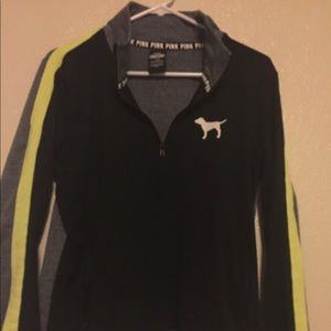 Pull over half zip gray Victoria secret sweater